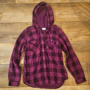 Womens Columbia Flannel Hoodie